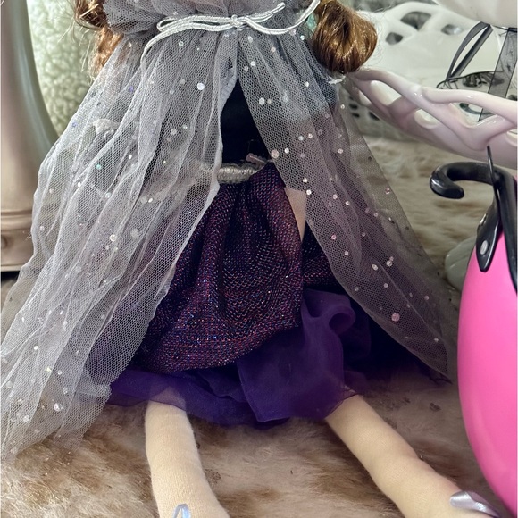 NWT! Sweetest Purple Halloween Witch Doll - Picture 3 of 8